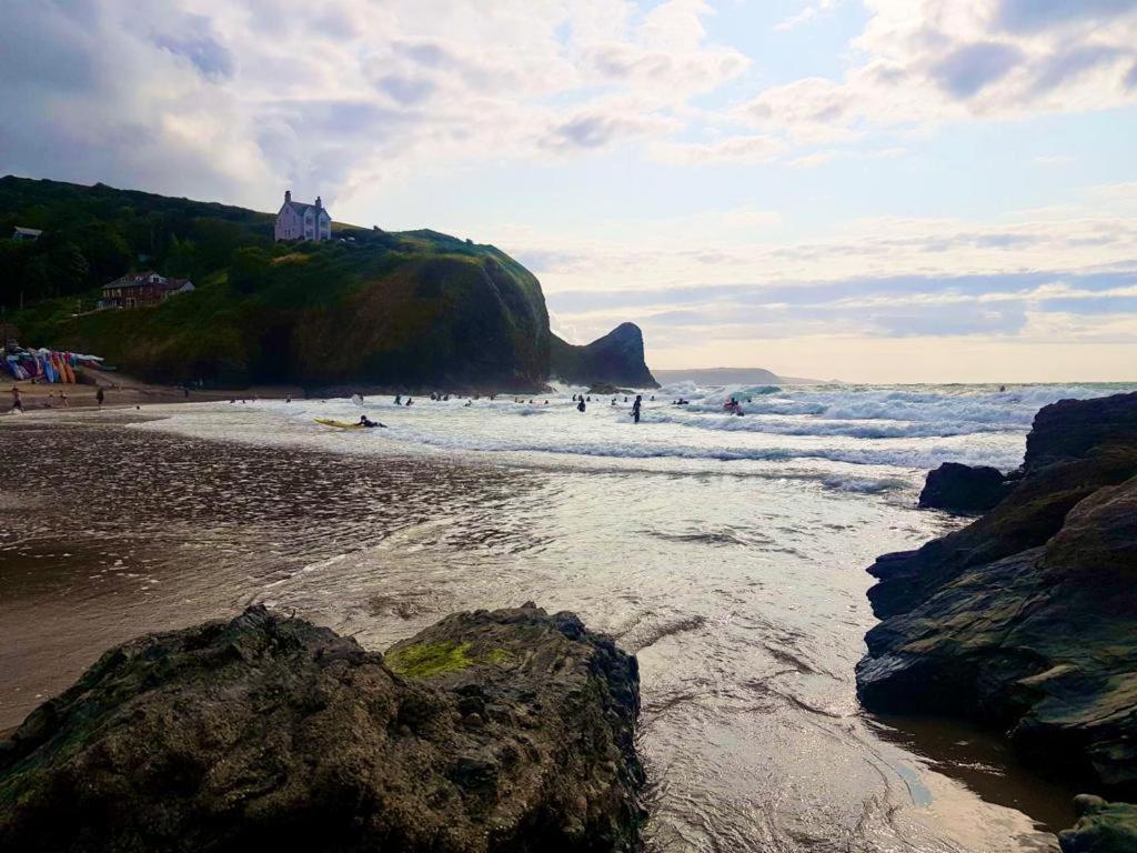 Wild Coastal Retreat At Troed Y Rhiw Aberporth, West Wales Villa Ngoại thất bức ảnh